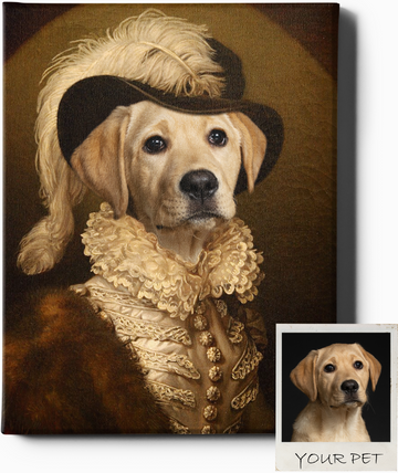 THE SOCIALITE II | CUSTOM PET PORTRAIT | REGAL PAWTRAITS - Regal Pawtraits