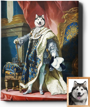 THE REGAL ONE | CUSTOM PET PORTRAIT | REGAL PAWTRAITS - Regal Pawtraits