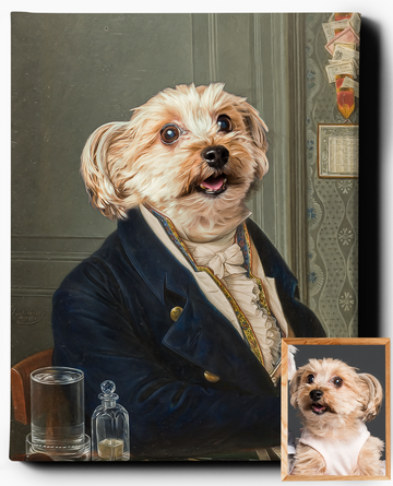 The Victorian Explorer | Custom Pet Portrait | Custom Royal Portraits - Regal Pawtraits